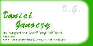 daniel ganoczy business card